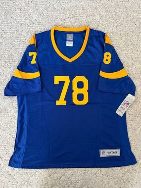 Los Angeles Rams NFL Vintage collection Jackie Slater 78 Jersey